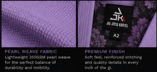 JJK Lightweight Pearl Weave Gi (Lavender)