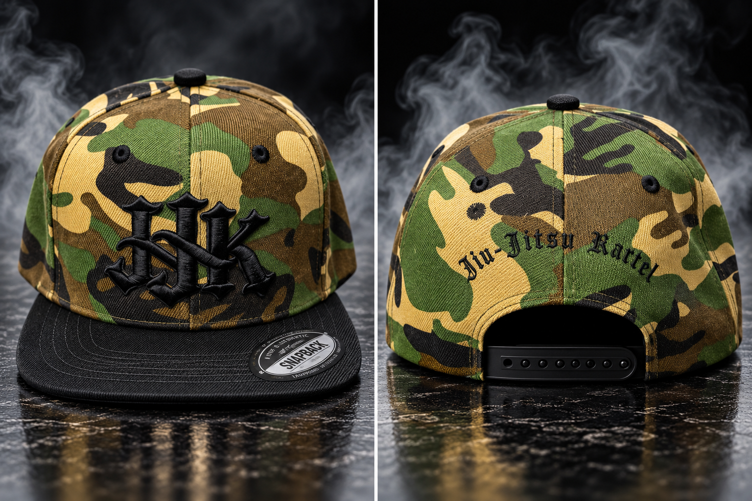 JJK Snapback — Camo / Black