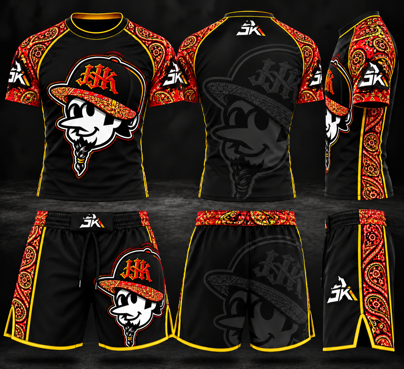 Albuquerque Pride Red, Gold & Black set