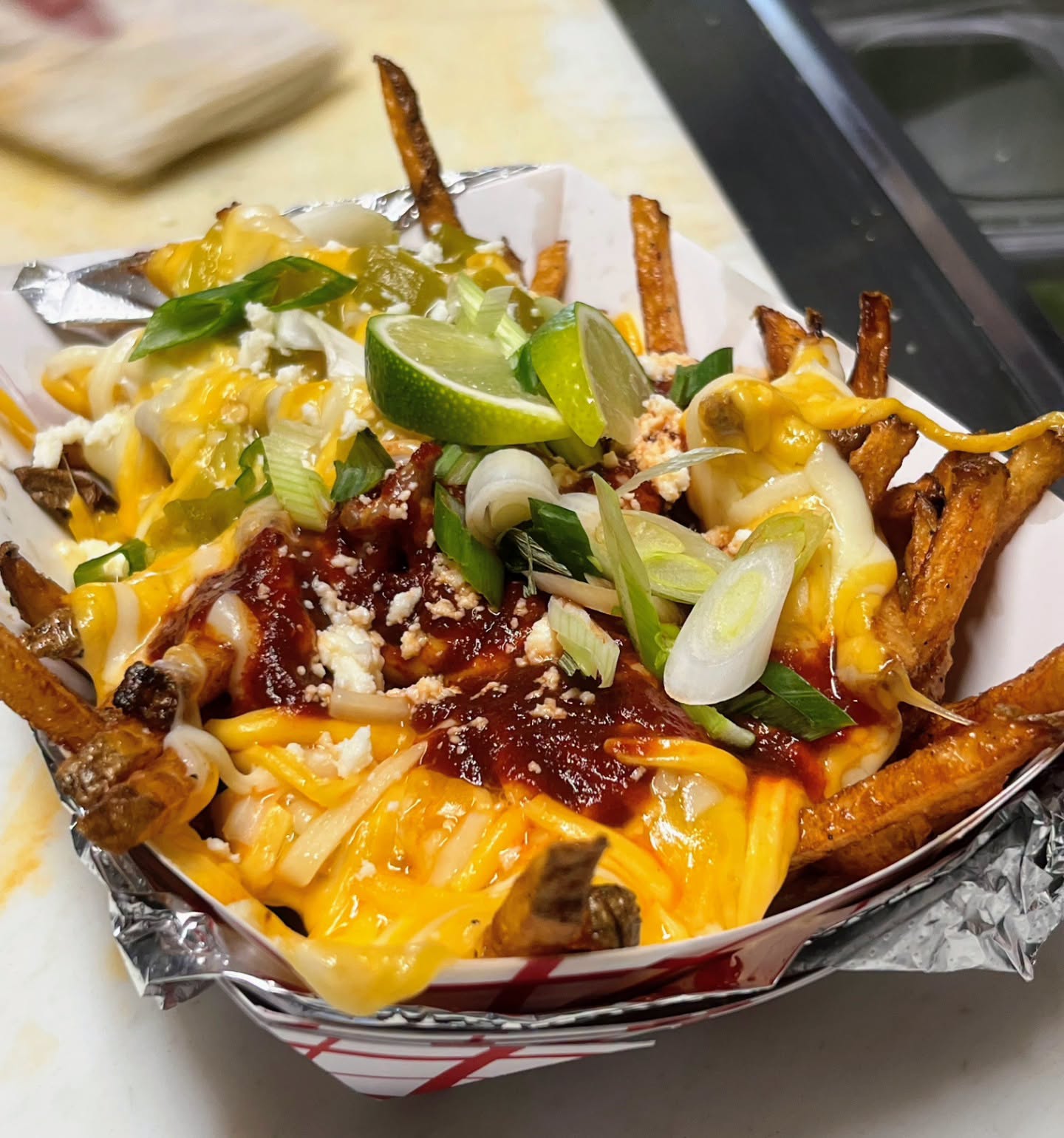 Carne Adovada Fries